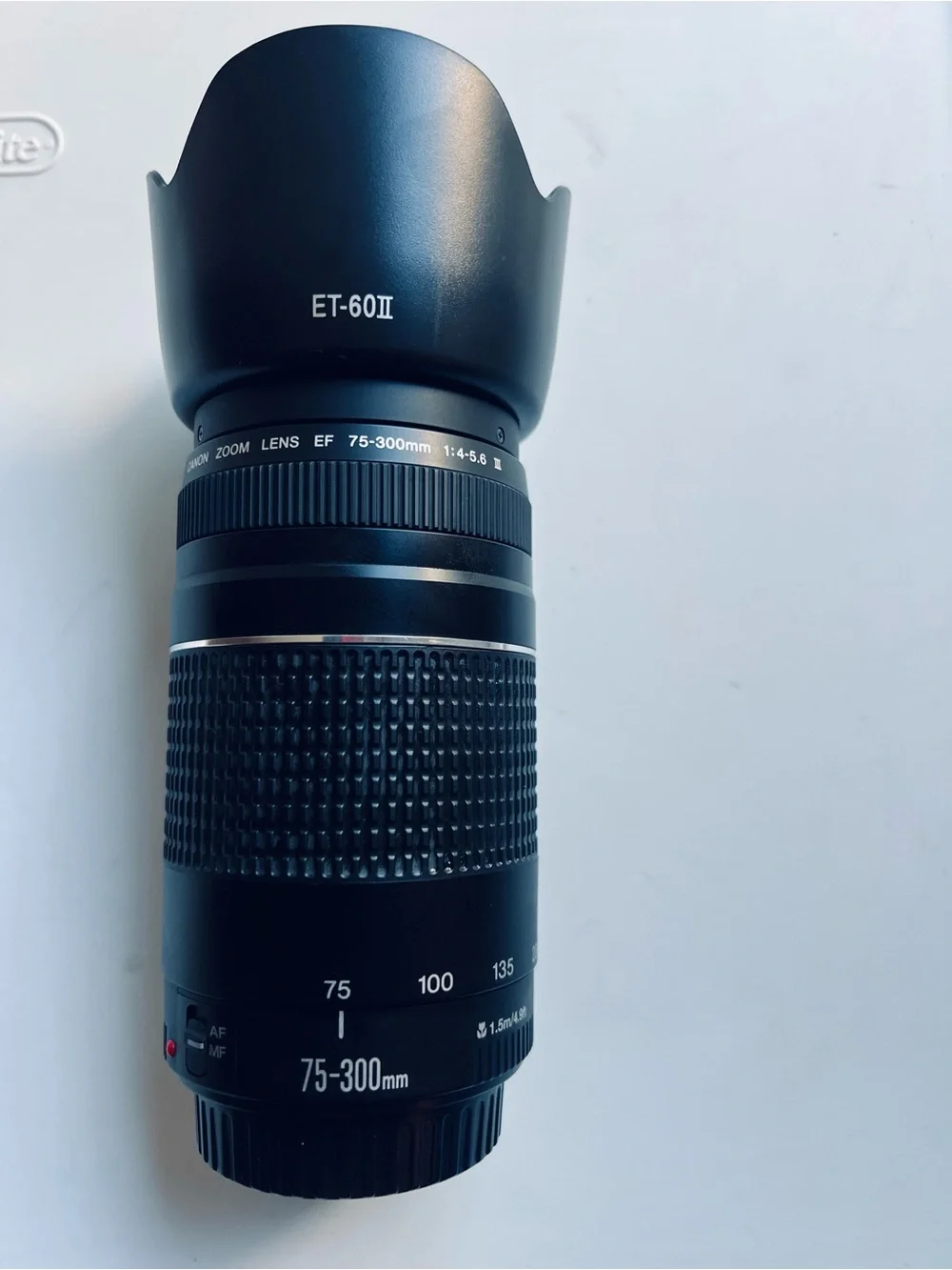 Canon 75-300mm Telephoto Zoom Lens in Black Conditions New No Box